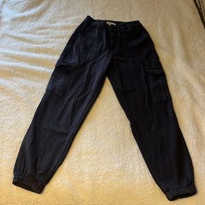 PacSun black denim cargo pants